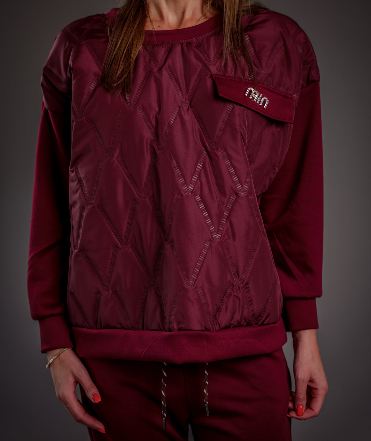 Komplet Weekend Burgundy