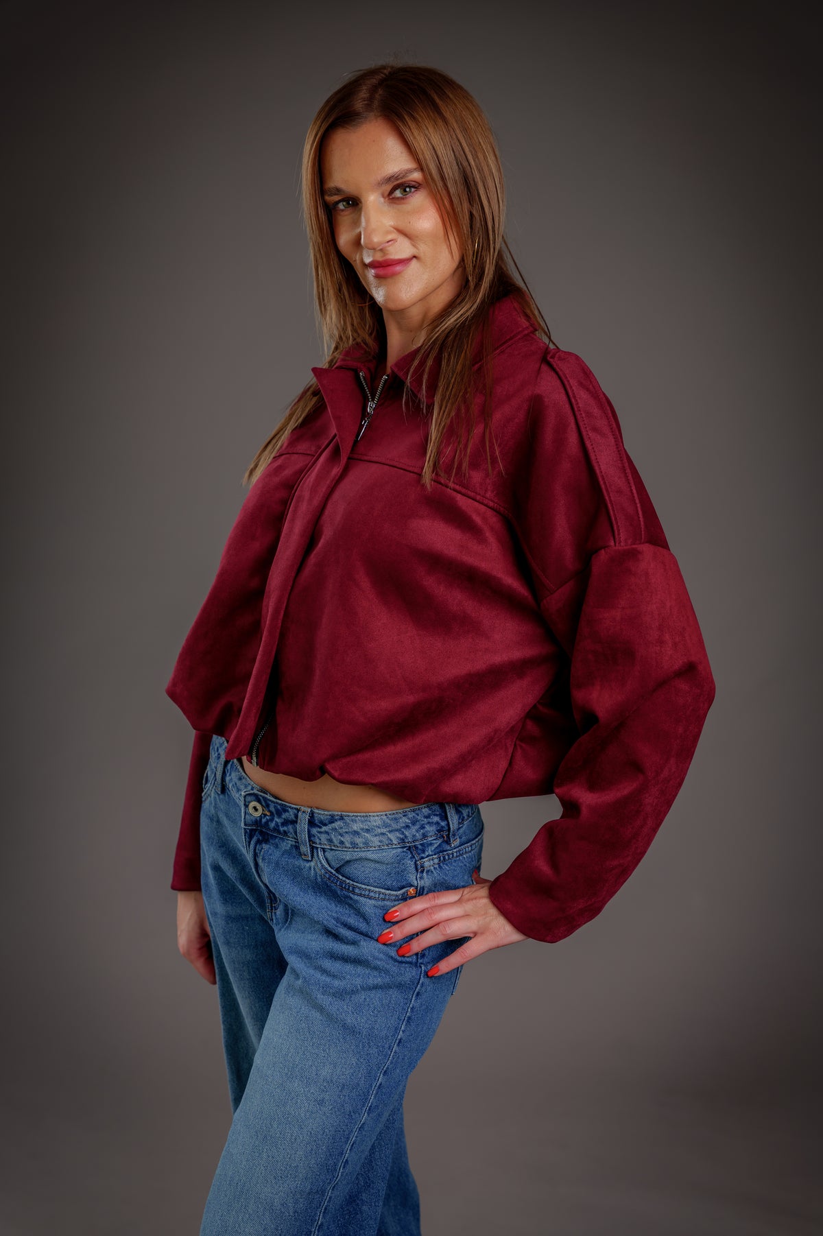 Kurtka Denver Burgundy